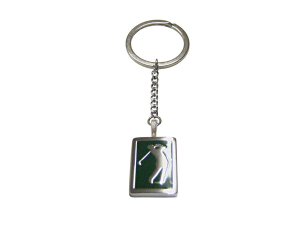 Green Golf Pendant Keychain
