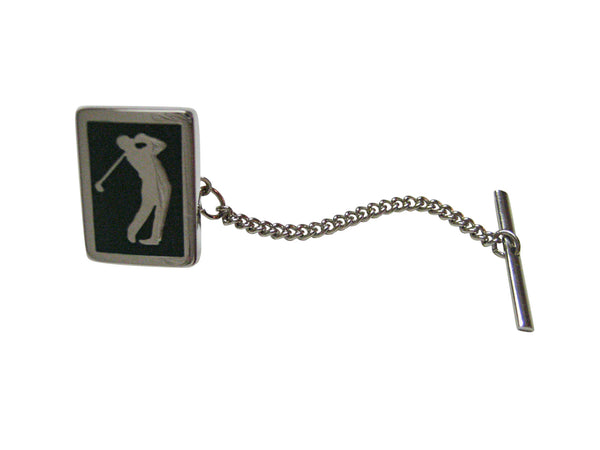Green Golf Pendant Tie Tack