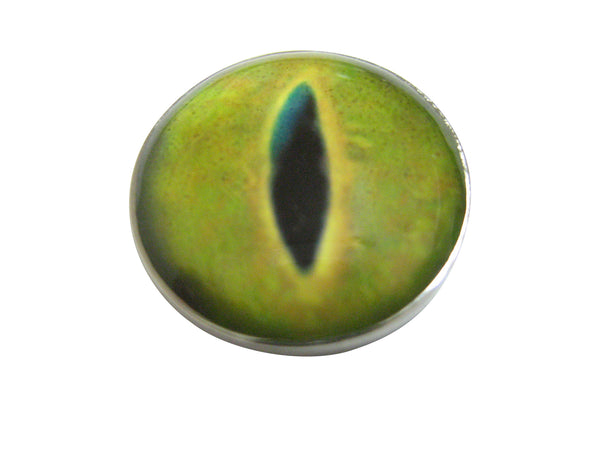 Green Reptile Eye Design Magnet