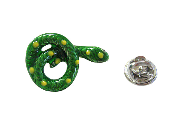 Green Snake Lapel Pin