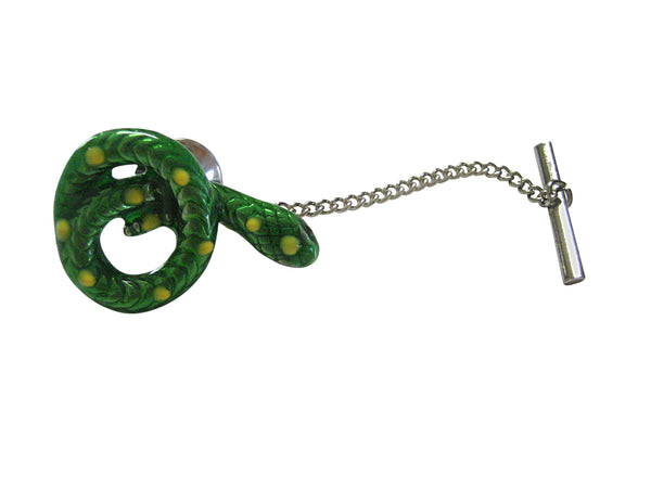 Green Snake Tie Tack