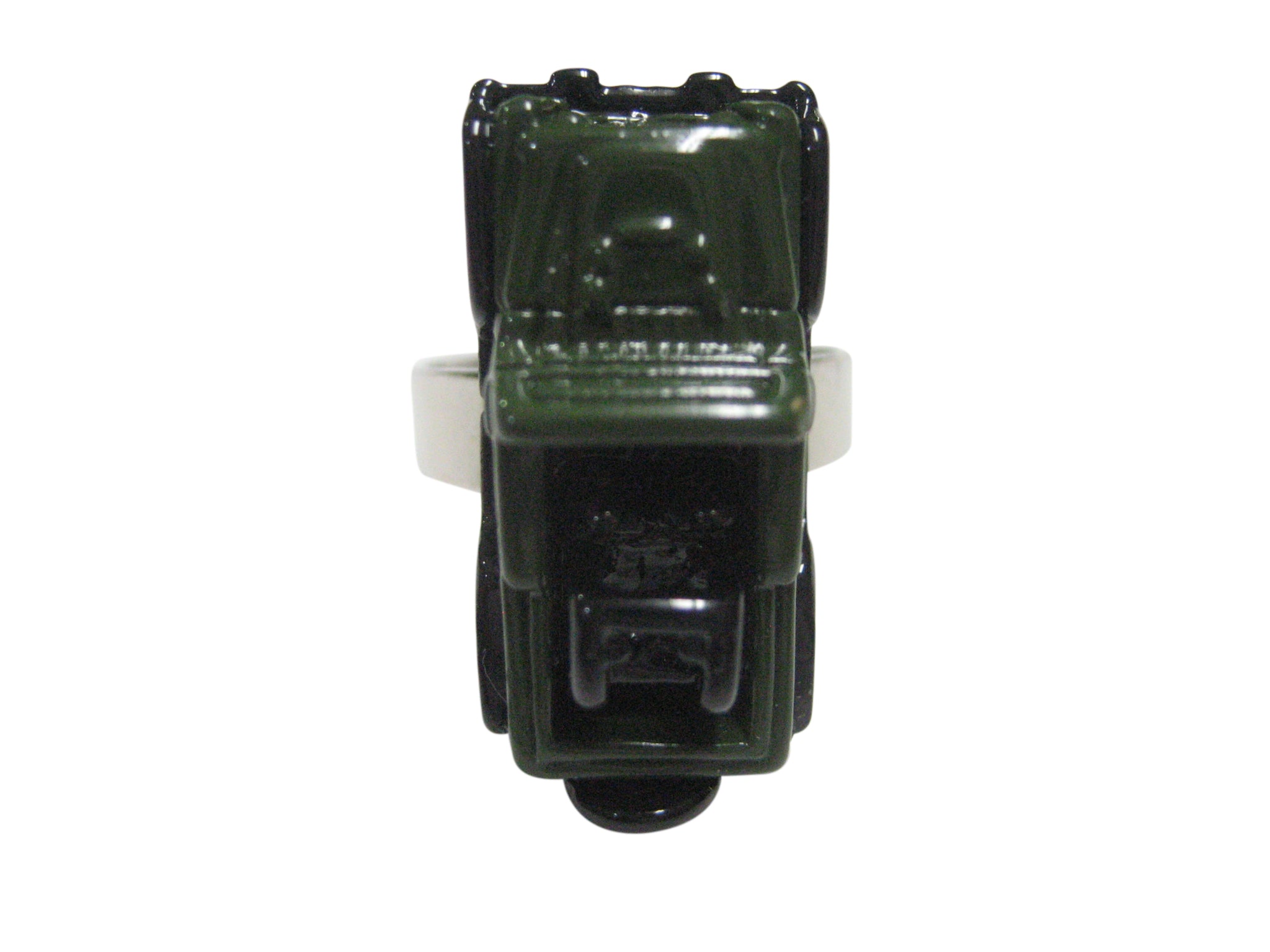 Green Toned Jeep Car Adjustable Size Fashion Ring