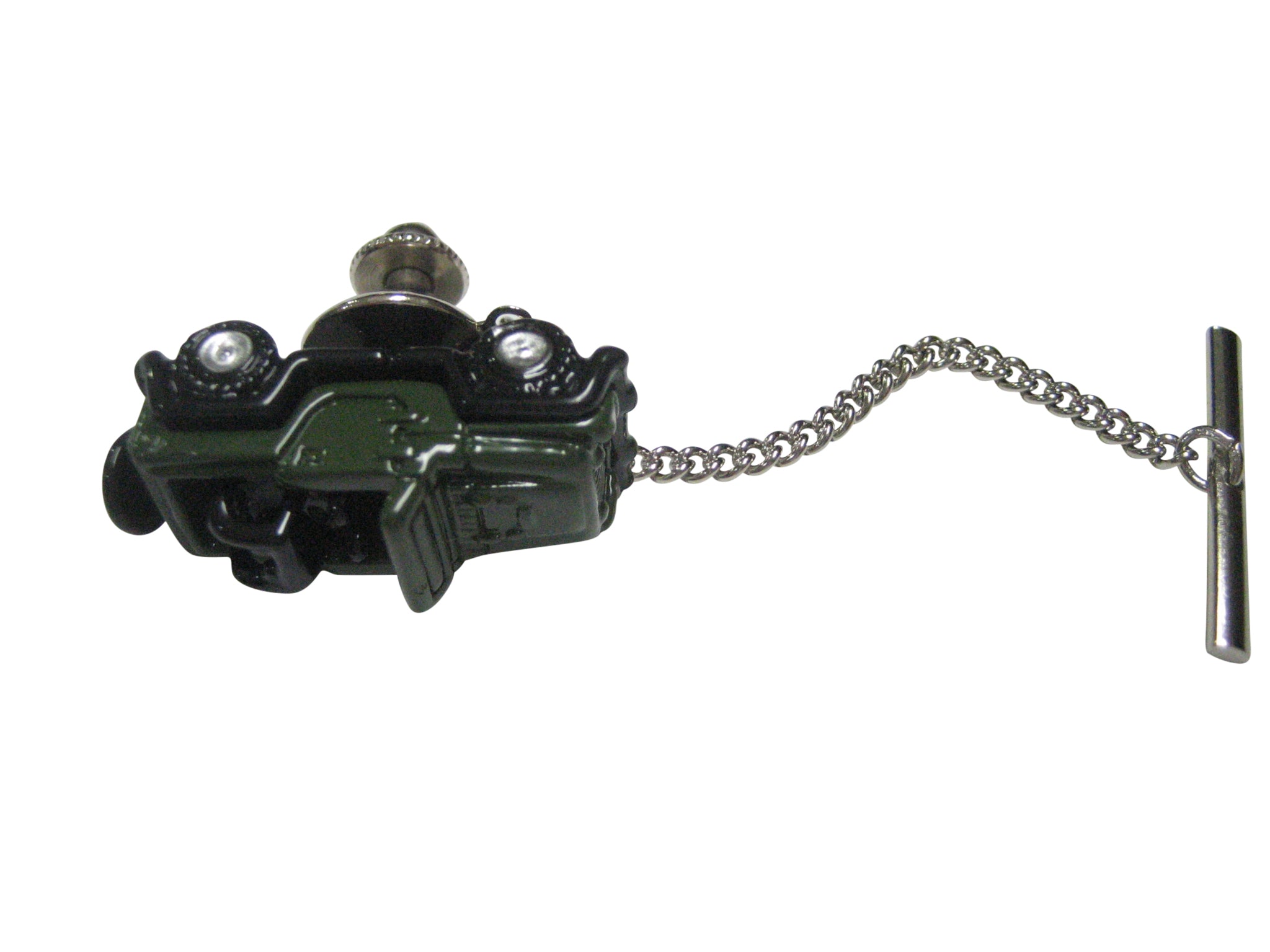Green Toned Jeep Car Tie Tack