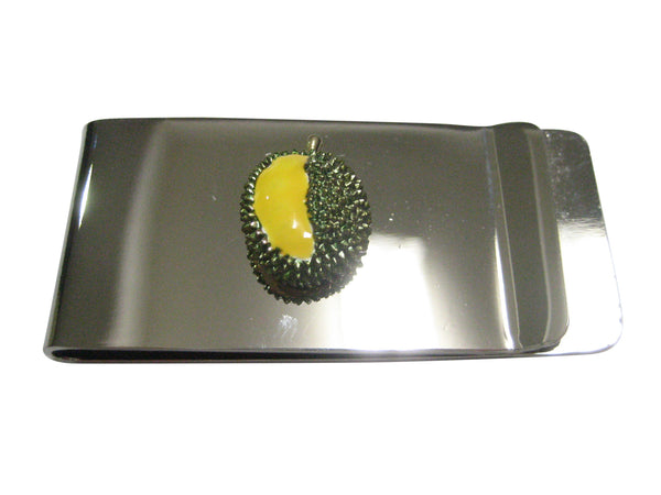 Green and Yellow Toned Durian Fruit Money Clip