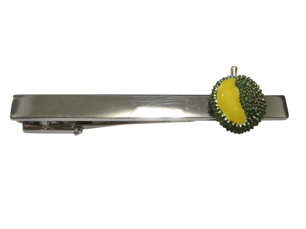 Green and Yellow Toned Durian Fruit Tie Clip