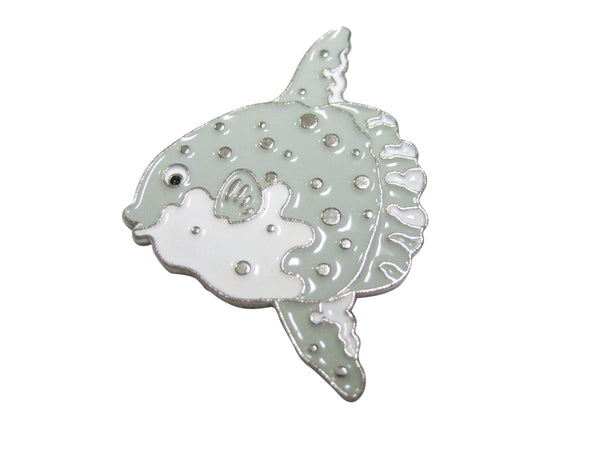 Grey Toned Ocean Sunfish Mola Bony Fish Magnet