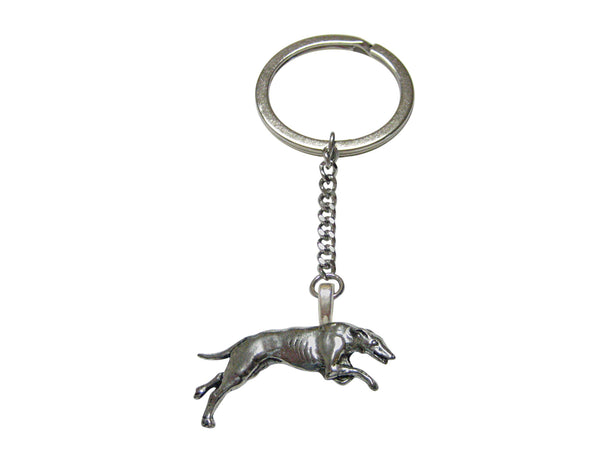 Greyhound Dog Pendant Keychain
