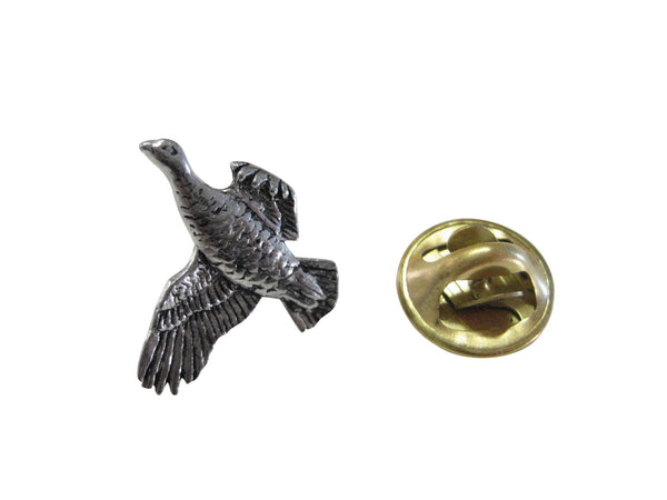 Small Grouse Bird Lapel Pin