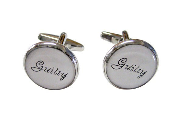 Guilty Law Cufflinks