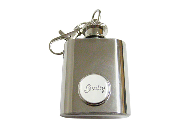 Guilty Law 1 Oz. Stainless Steel Key Chain Flask