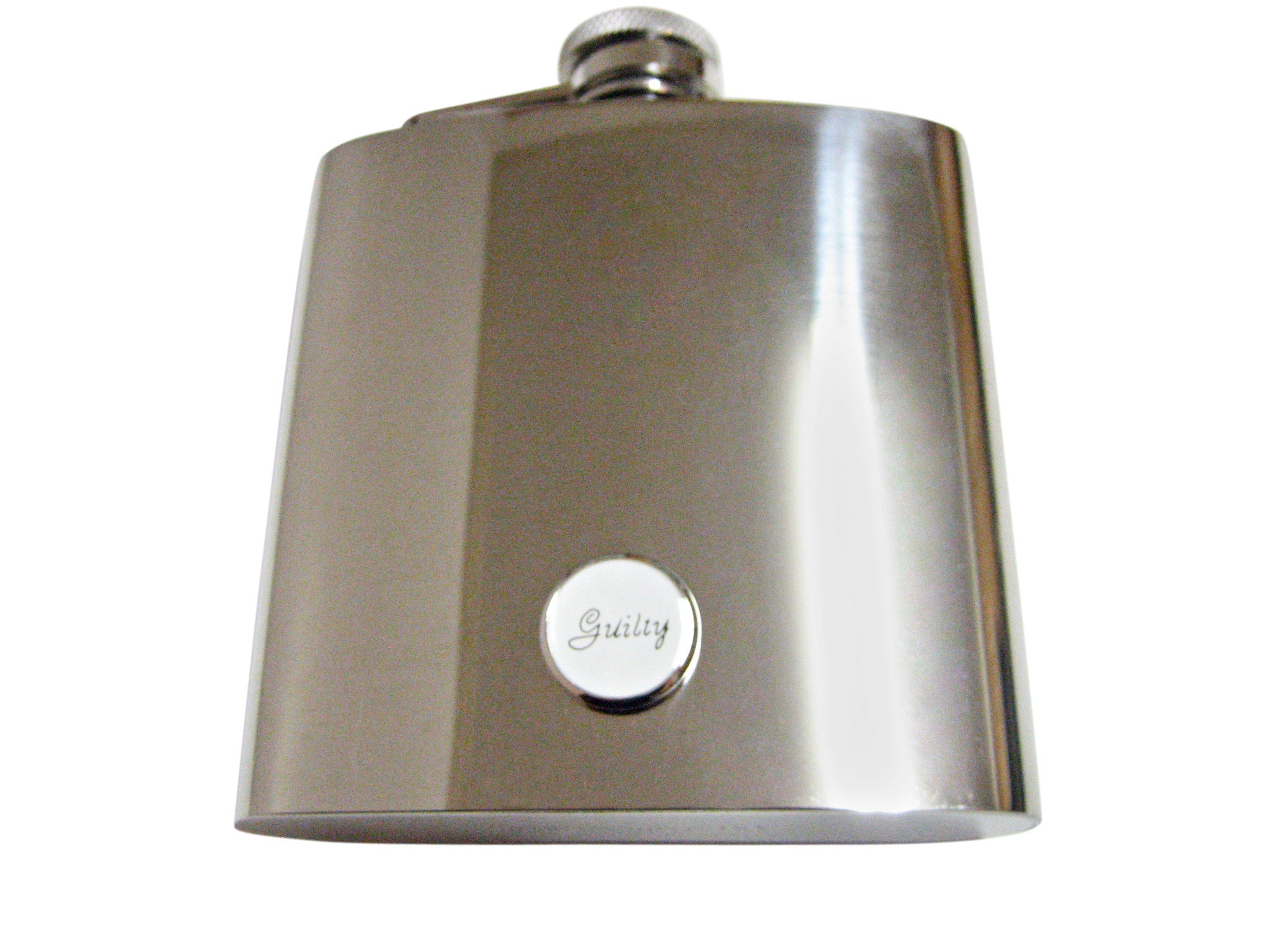 Guilty Law 6 Oz. Stainless Steel Flask