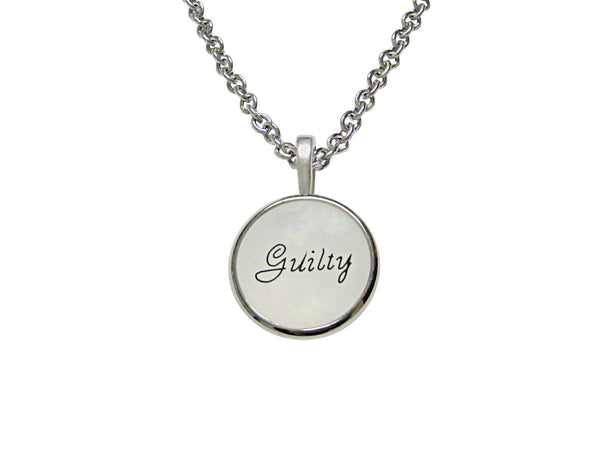 Guilty Law Pendant Necklace
