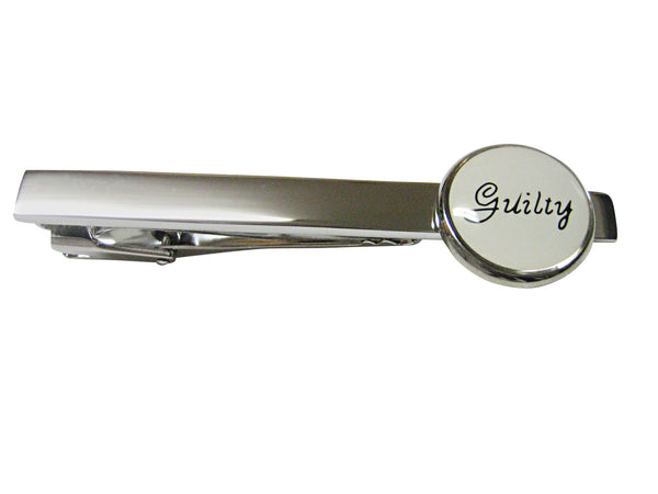 Guilty Law Square Tie Clip