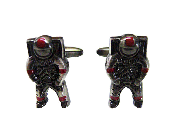 Gunmetal Toned Astronaut Cufflinks