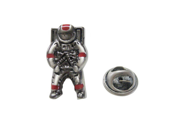Gunmetal Toned Astronaut Lapel Pin