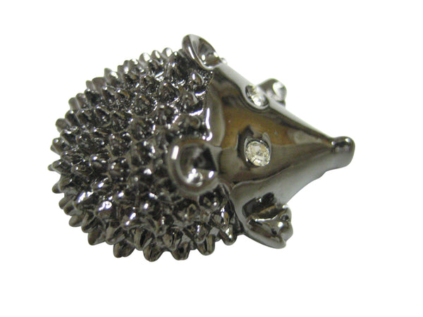 Gunmetal Toned Hedgehog Pendant Magnet