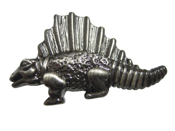 Gunmetal Toned Textured Dinosaur Magnet