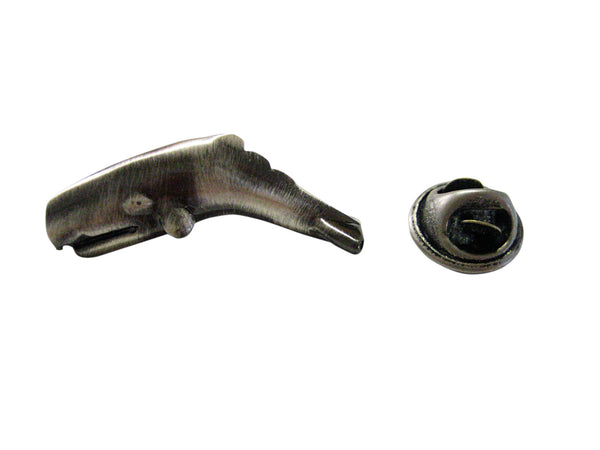 Gunmetal Toned Whale Lapel Pin