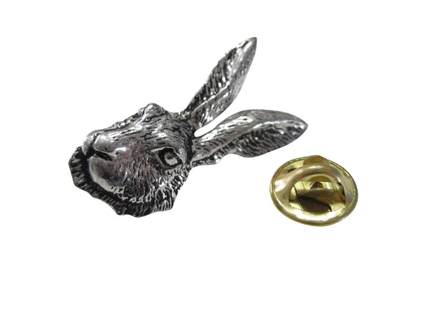 Hare Rabbit Head Lapel Pin