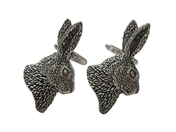 Hare Rabbit Head Cufflinks