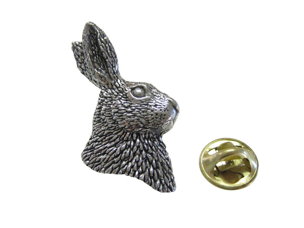 Hare Rabbit Head Lapel Pin