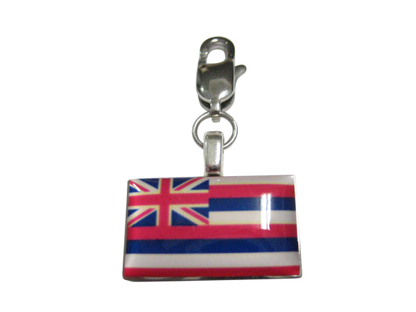 Hawaii State Flag Pendant Zipper Pull Charm
