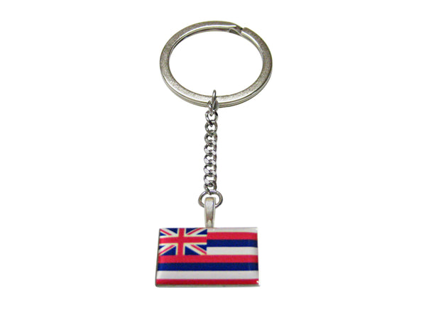 Hawaii State Flag Pendant Keychain