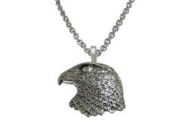 Hawks Head Pendant Necklace