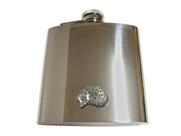 Hedgehog 6 Oz. Stainless Steel Flask