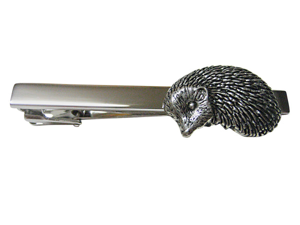 Hedgehog Square Tie Clip