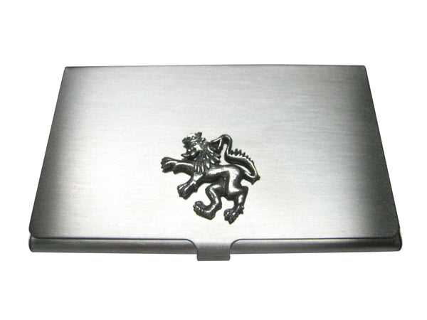 Heraldic Lion King of Beasts Business Card Holder