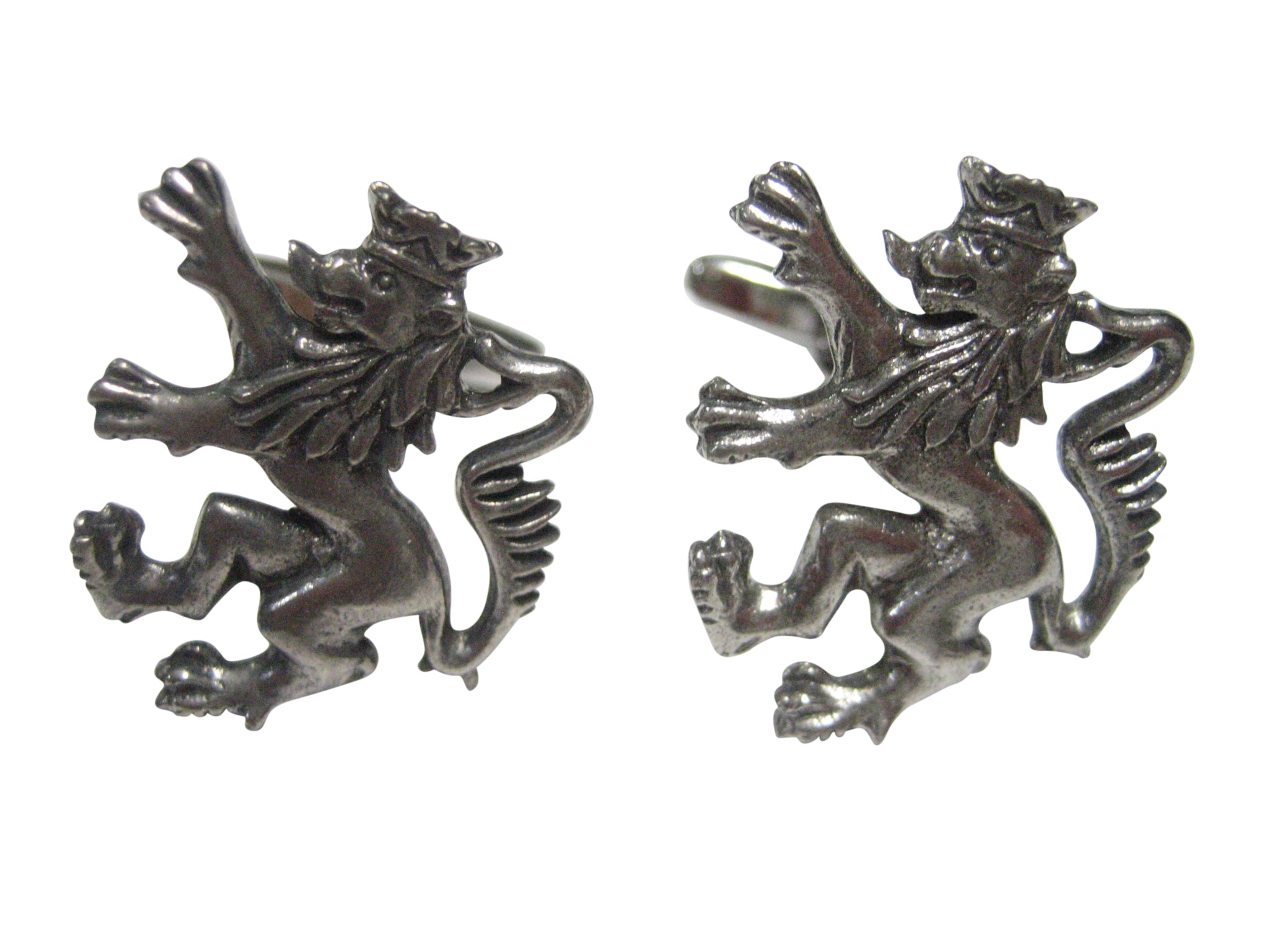 Heraldic Lion King of Beasts Cufflinks