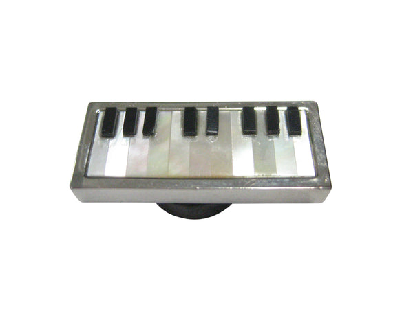 Highly Detailed Shell Insert Musical Piano Keyboard Magnet