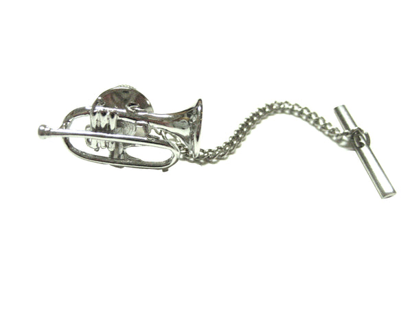 Highly Detailed Trumpet Music Instrument Tie Tack