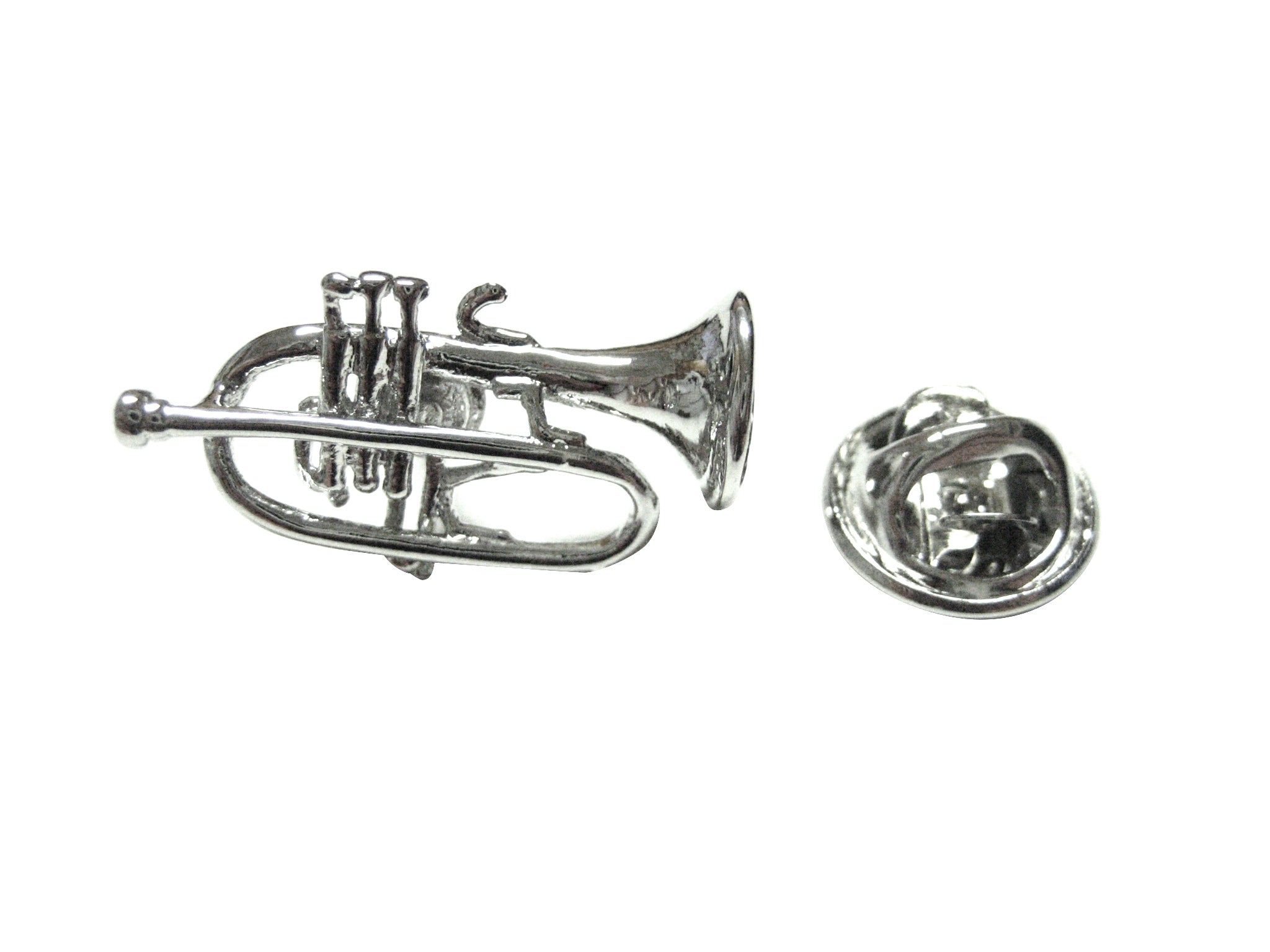 Highly Detailed Trumpet Musical Instrument Lapel PinHighly Detailed Trumpet Musical Instrument Lapel Pin