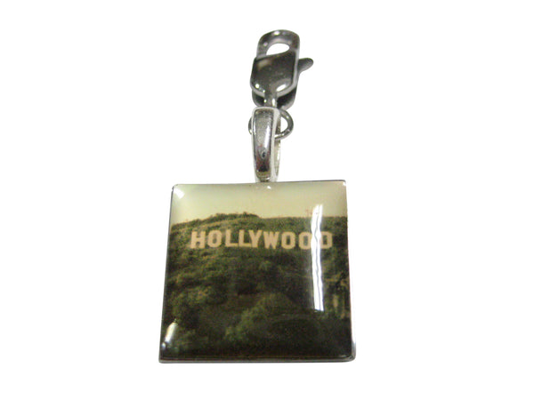Hollywood Sign Pendant Zipper Pull Charm