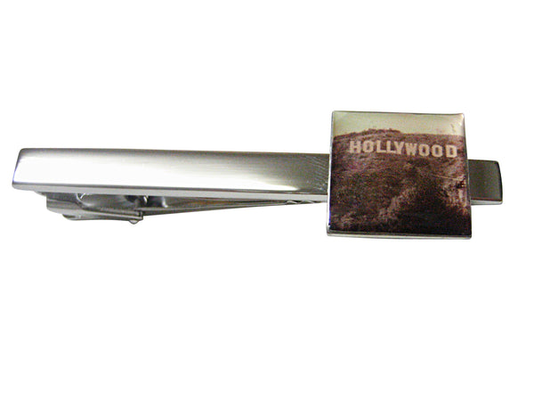 Hollywood Sign Square Tie Clip