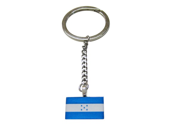 Honduras Flag Pendant Keychain