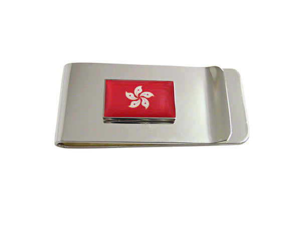 Hong Kong Flag Pendant Money Clip