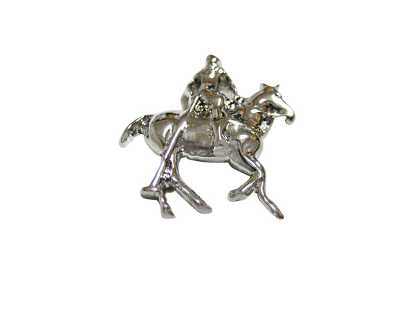 Horse Riding Polo Player Magnet