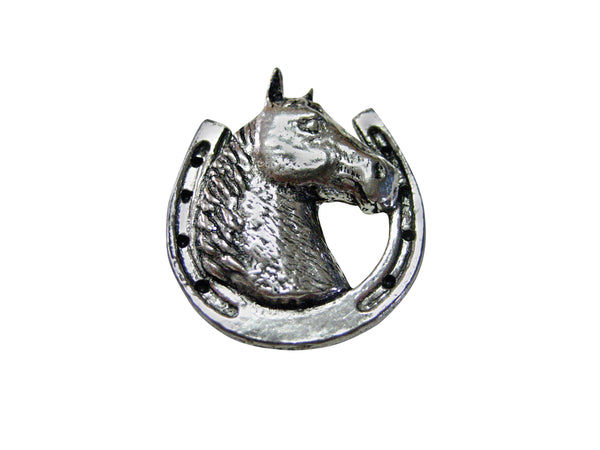 Horse and Horse Shoe Magnet