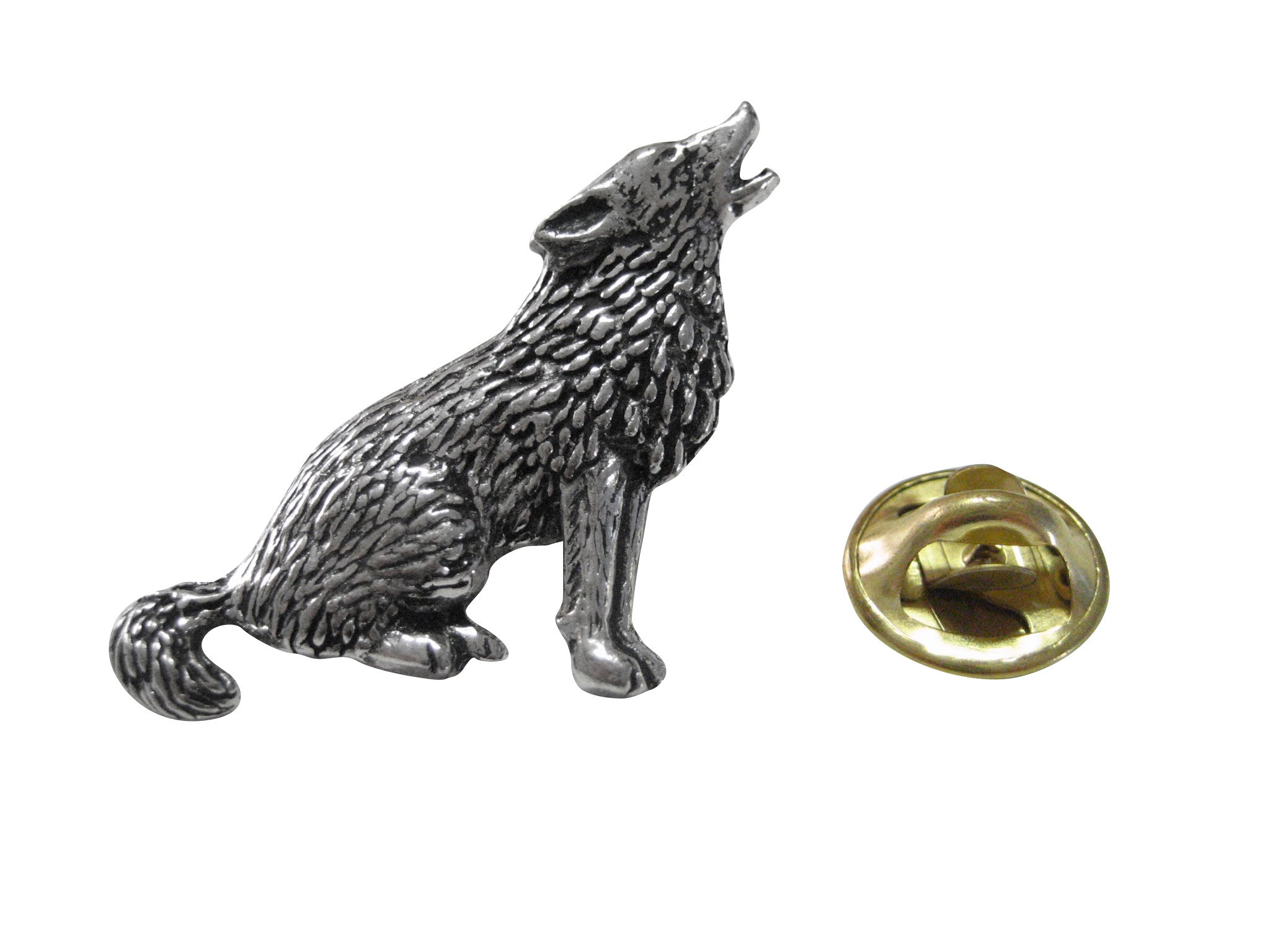 Howling Wolf Lapel Pin