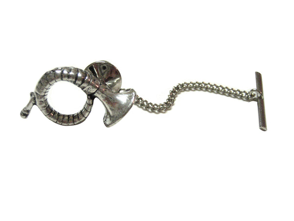 Hunting Horn Pendant Tie Tack