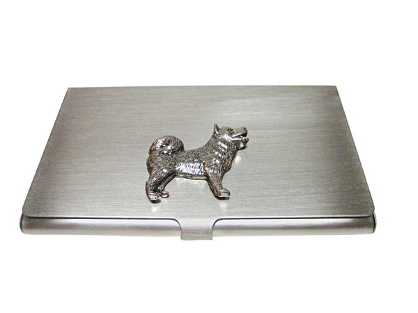 Husky Dog Business Card Holder