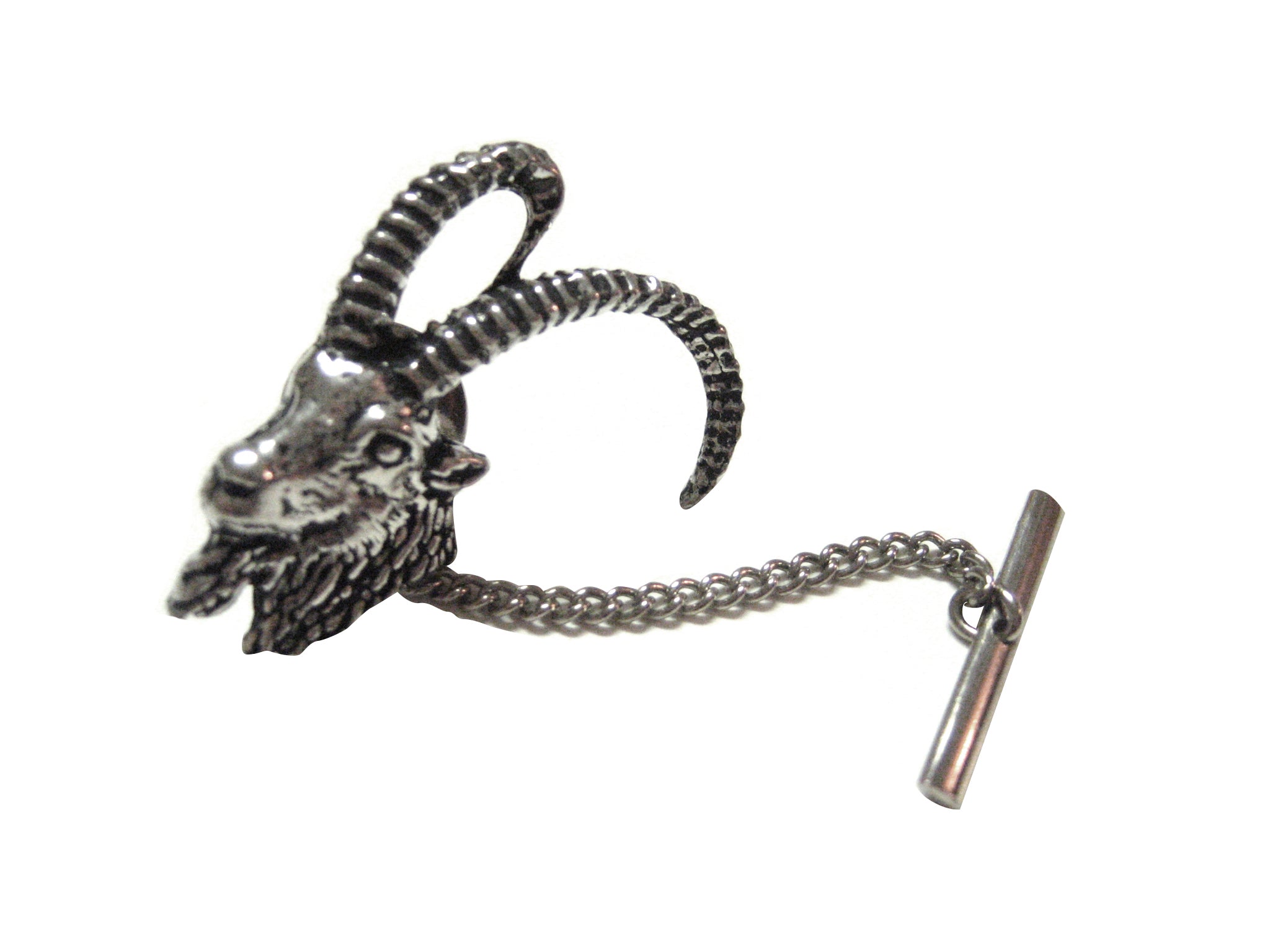 Ibex Goat Head Tie Tack