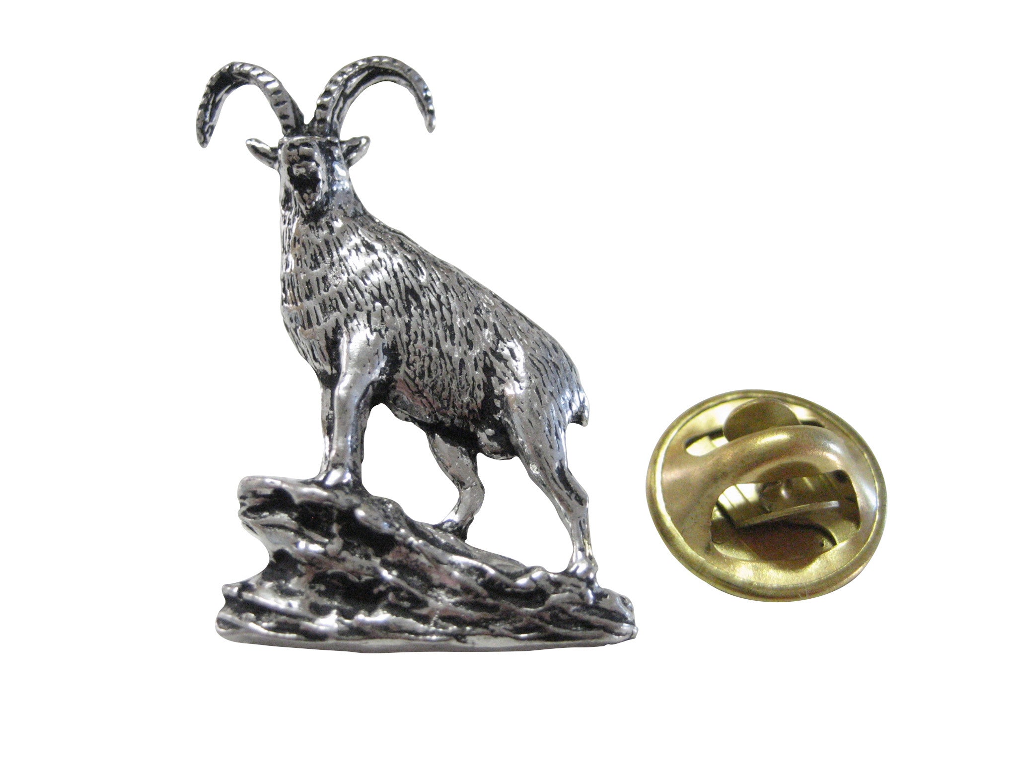 Ibex Goat Antelope Lapel Pin