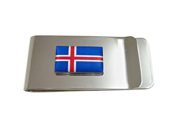 Iceland Flag Pendant Money Clip