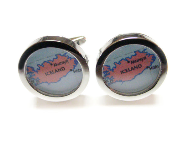Iceland Map Cufflinks