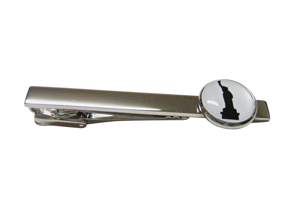 Iconic Statue of Liberty Square Tie Clip