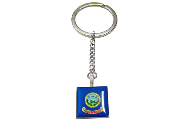 Idaho State Flag Pendant Keychain